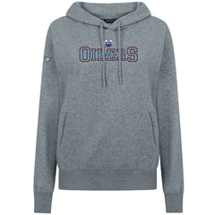 NHL Edmonton Oilers Levelwear Women's Adorn Journey Pullover Hoodie - Gray