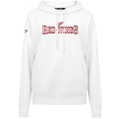 NHL Detroit Red Wings Levelwear Women's Adorn Journey Pullover Hoodie - White