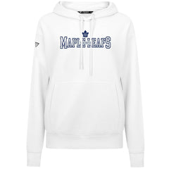 NHL Toronto Maple Leafs Levelwear Women's Adorn Journey Pullover Hoodie - White
