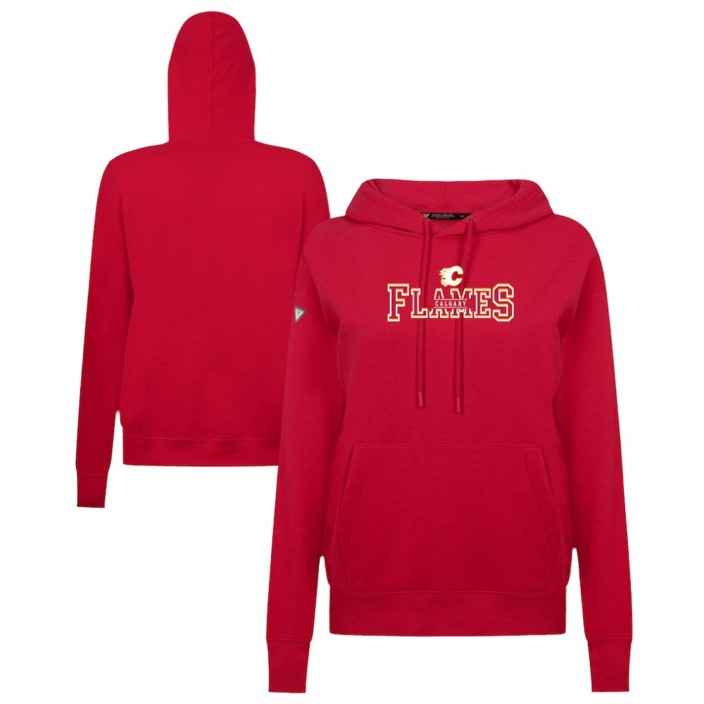 NHL Calgary Flames Levelwear Women's Adorn Journey Pullover Hoodie - Red