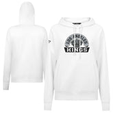 NHL Los Angeles Kings Levelwear Women's Adorn Banner Arch Pullover Hoodie - White