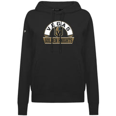 NHL Vegas Golden Knights Levelwear Women's Adorn Banner Arch Pullover Hoodie - Black