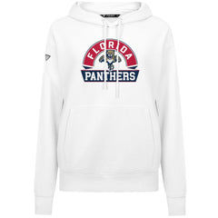 NHL Florida Panthers Levelwear Women's Adorn Banner Arch Pullover Hoodie - White