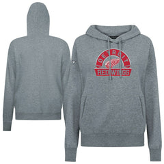 NHL Detroit Red Wings Levelwear Women's Adorn Banner Arch Pullover Hoodie - Gray