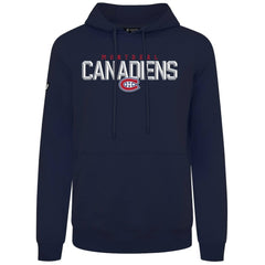 NHL Montreal Canadiens Levelwear Podium Carve Pullover Hoodie - Navy