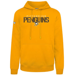 NHL Pittsburgh Penguins Levelwear Podium Carve Pullover Hoodie - Gold