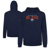 NHL Edmonton Oilers Levelwear Podium Carve Pullover Hoodie - Navy