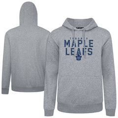 NHL Toronto Maple Leafs Levelwear Podium Carve Pullover Hoodie - Gray