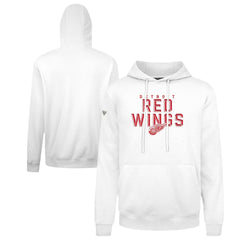 NHL Detroit Red Wings Levelwear Podium Carve Pullover Hoodie - White