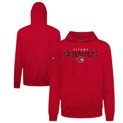 NHL Ottawa Senators Levelwear Podium Carve Pullover Hoodie - Red