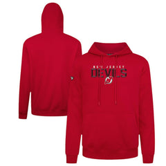 NHL New Jersey Devils Levelwear Podium Carve Pullover Hoodie - Red