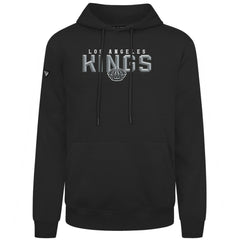 NHL Los Angeles Kings Levelwear Podium Carve Pullover Hoodie - Black