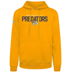 NHL Nashville Predators Levelwear Podium Carve Pullover Hoodie - Gold