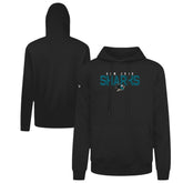 NHL San Jose Sharks Levelwear Podium Carve Pullover Hoodie - Black