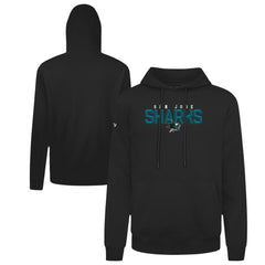 NHL San Jose Sharks Levelwear Podium Carve Pullover Hoodie - Black