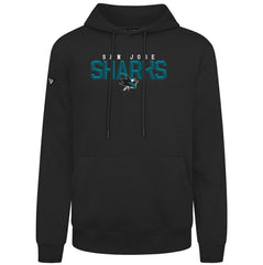 NHL San Jose Sharks Levelwear Podium Carve Pullover Hoodie - Black