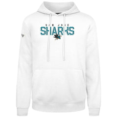 NHL San Jose Sharks Levelwear Podium Carve Pullover Hoodie - White