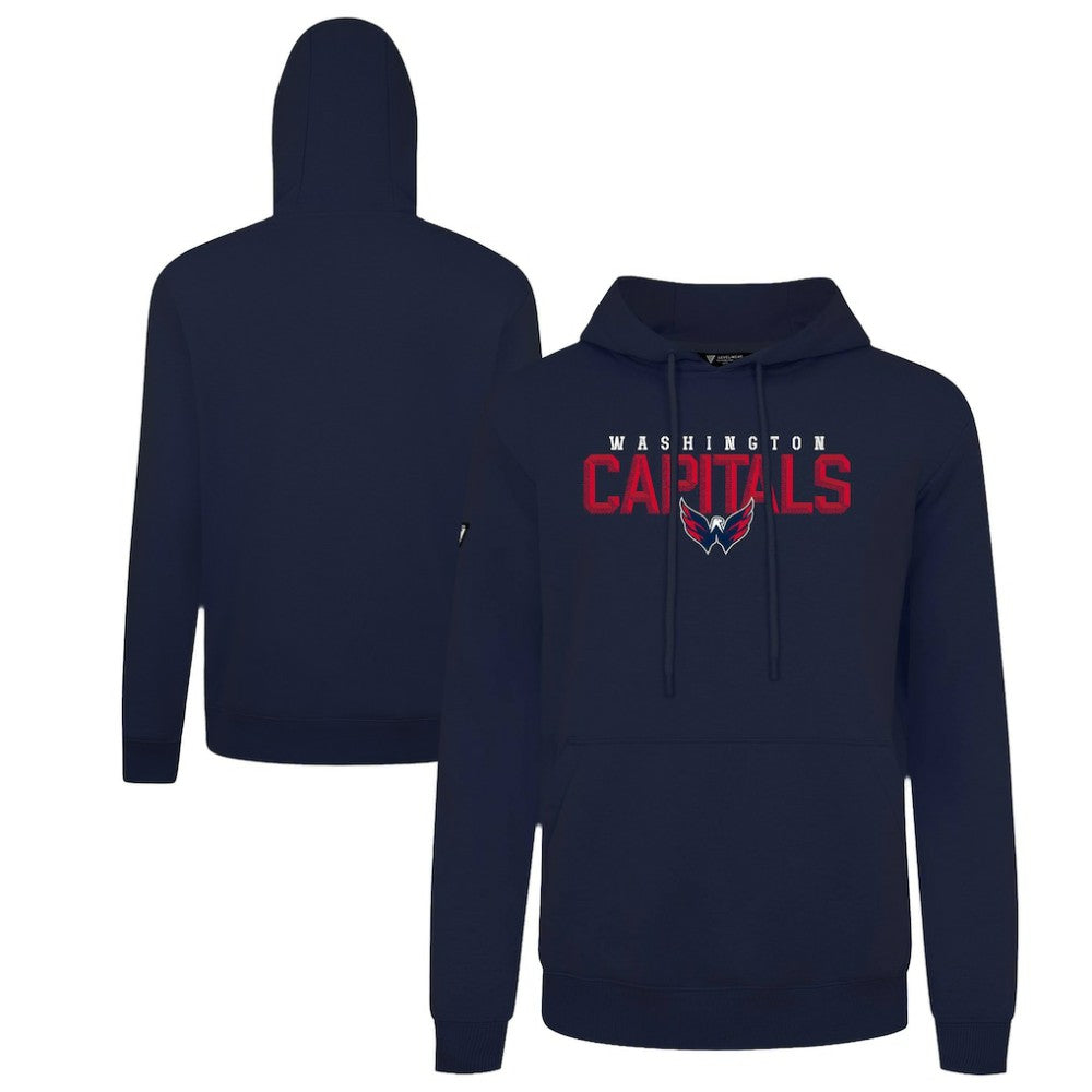 NHL Washington Capitals Levelwear Podium Carve Pullover Hoodie - Navy