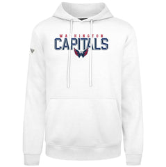 NHL Washington Capitals Levelwear Podium Carve Pullover Hoodie - White