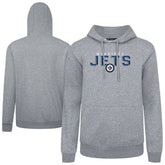 NHL Winnipeg Jets Levelwear Podium Carve Pullover Hoodie - Gray