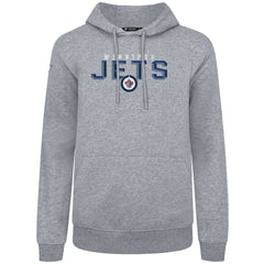 NHL Winnipeg Jets Levelwear Podium Carve Pullover Hoodie - Gray