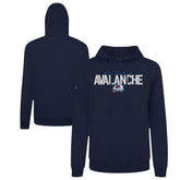 NHL Colorado Avalanche Levelwear Podium Carve Pullover Hoodie - Navy