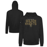 NHL Vegas Golden Knights Levelwear Podium Carve Pullover Hoodie - Black