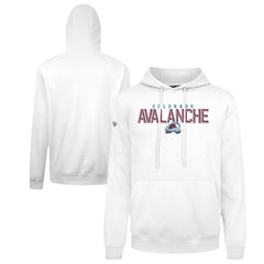 NHL Colorado Avalanche Levelwear Podium Carve Pullover Hoodie - White