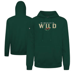 NHL Minnesota Wild Levelwear Podium Carve Pullover Hoodie - Green