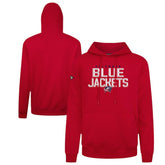 NHL Columbus Blue Jackets Levelwear Podium Carve Pullover Hoodie - Red