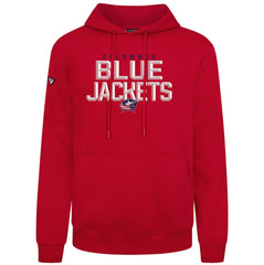 NHL Columbus Blue Jackets Levelwear Podium Carve Pullover Hoodie - Red