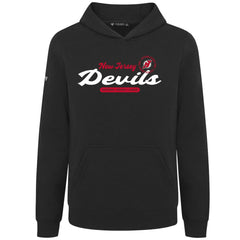NHL New Jersey Devils Levelwear Youth Podium Monument Pullover Hoodie - Black