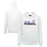 NHL Tampa Bay Lightning Levelwear Youth Podium Monument Pullover Hoodie - White