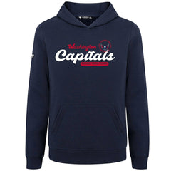 NHL Washington Capitals Levelwear Youth Podium Monument Pullover Hoodie - Navy