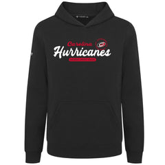 NHL Carolina Hurricanes Levelwear Youth Podium Monument Pullover Hoodie - Black