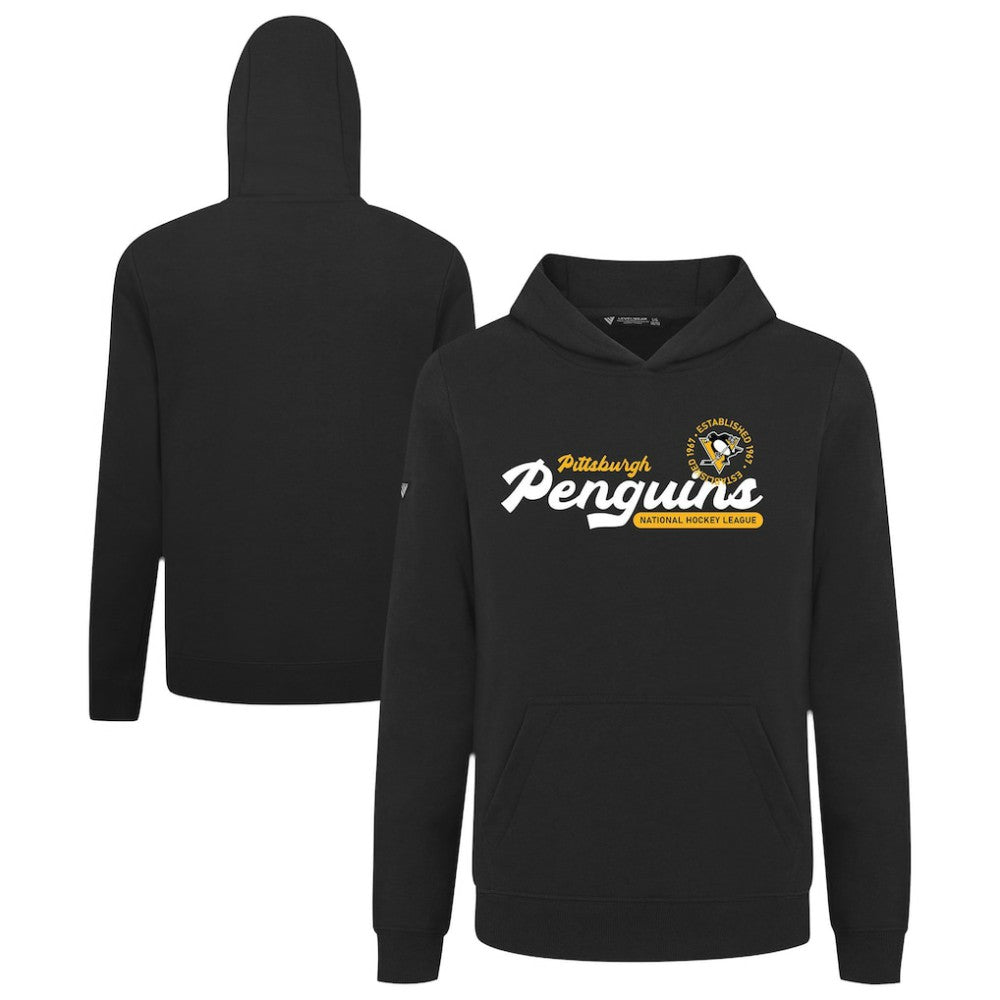 NHL Pittsburgh Penguins Levelwear Youth Podium Monument Pullover Hoodie - Black