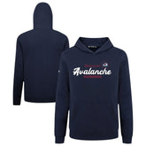 NHL Colorado Avalanche Levelwear Youth Podium Monument Pullover Hoodie - Navy