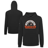 NHL Philadelphia Flyers Levelwear Youth Podium Banner Arch Pullover Hoodie - Black