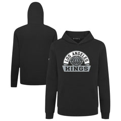 NHL Los Angeles Kings Levelwear Youth Podium Banner Arch Pullover Hoodie - Black