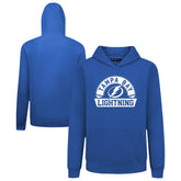 NHL Tampa Bay Lightning Levelwear Youth Podium Banner Arch Pullover Hoodie - Royal