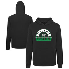 NHL Dallas Stars Levelwear Youth Podium Banner Arch Pullover Hoodie - Black