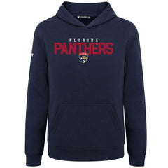 NHL Florida Panthers Levelwear Youth Podium Carve Pullover Hoodie - Navy