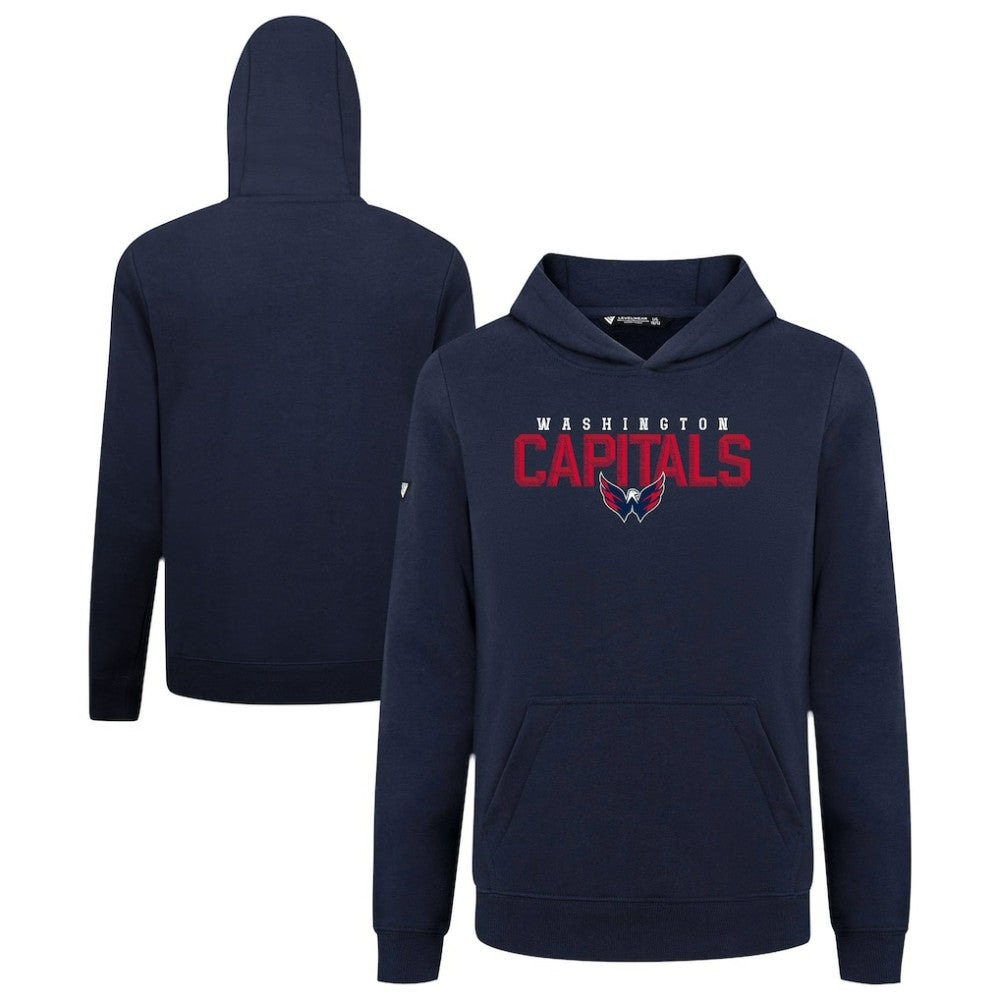 NHL Washington Capitals Levelwear Youth Podium Carve Pullover Hoodie - Navy