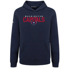 NHL Washington Capitals Levelwear Youth Podium Carve Pullover Hoodie - Navy