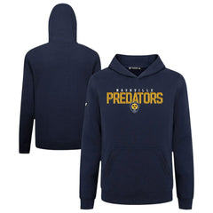 NHL Nashville Predators Levelwear Youth Podium Carve Pullover Hoodie - Navy