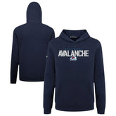 NHL Colorado Avalanche Levelwear Youth Podium Carve Pullover Hoodie - Navy