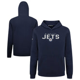 NHL Winnipeg Jets Levelwear Youth Podium Carve Pullover Hoodie - Navy