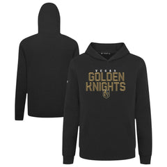 NHL Vegas Golden Knights Levelwear Youth Podium Carve Pullover Hoodie - Black