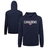 NHL Montreal Canadiens Levelwear Youth Podium Carve Pullover Hoodie - Navy