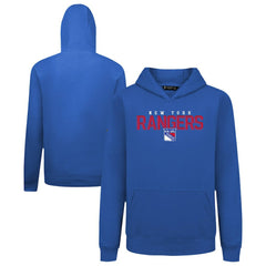 NHL New York Rangers Levelwear Youth Podium Carve Pullover Hoodie - Royal